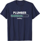 Plumber Loading Studying Plumbing T-Shirt - T-Shirt | Navy
