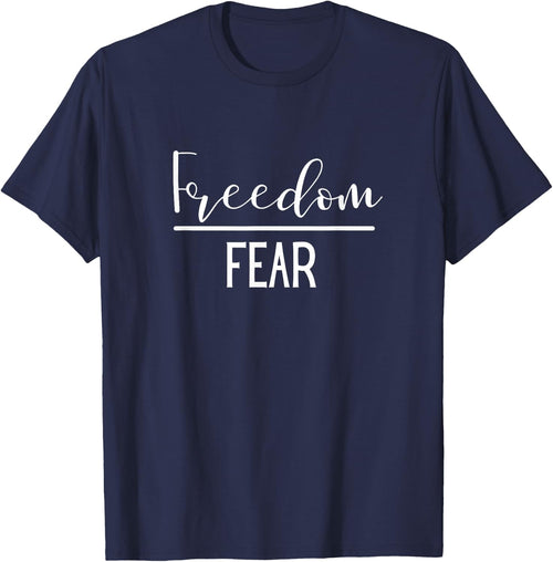 Freedom Over Fear Trendy Patriot USA Gear