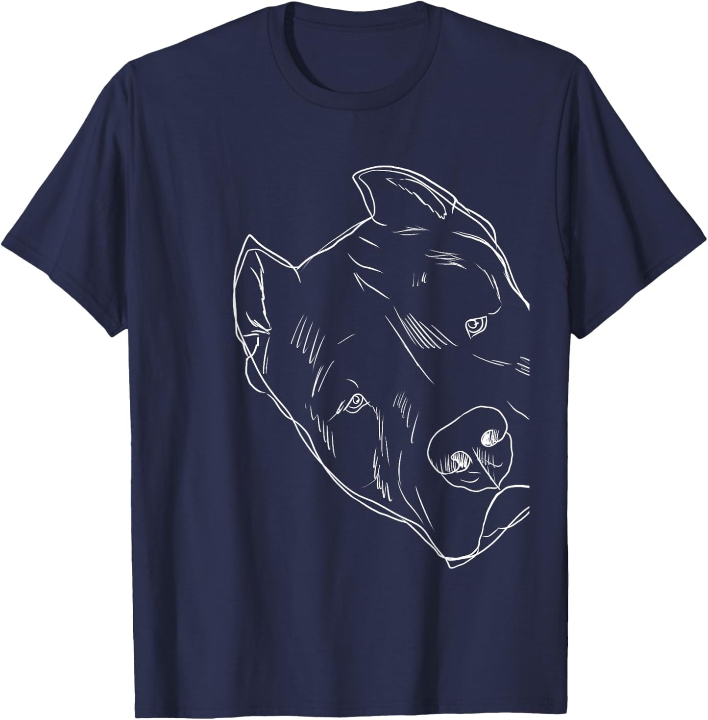 Funny Dog Dogo Argentino Men Women Kids T-Shirt - T-Shirt | Navy
