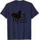 Easily Distracted By Horses Horse Back Riding Graphic T-Shirt - T-Shirt | Navy