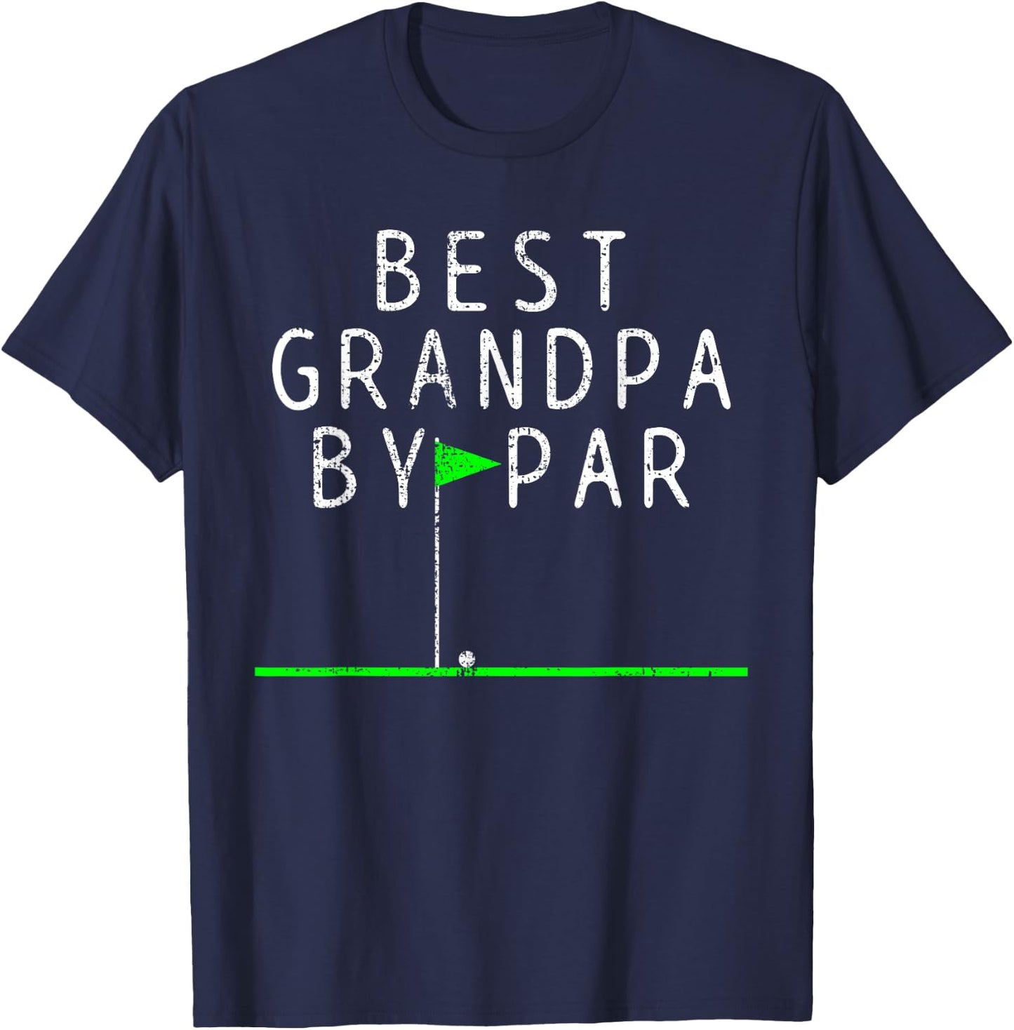 Golf Grandpa Grandfather Gift By Par T-Shirt - T-Shirt | Navy