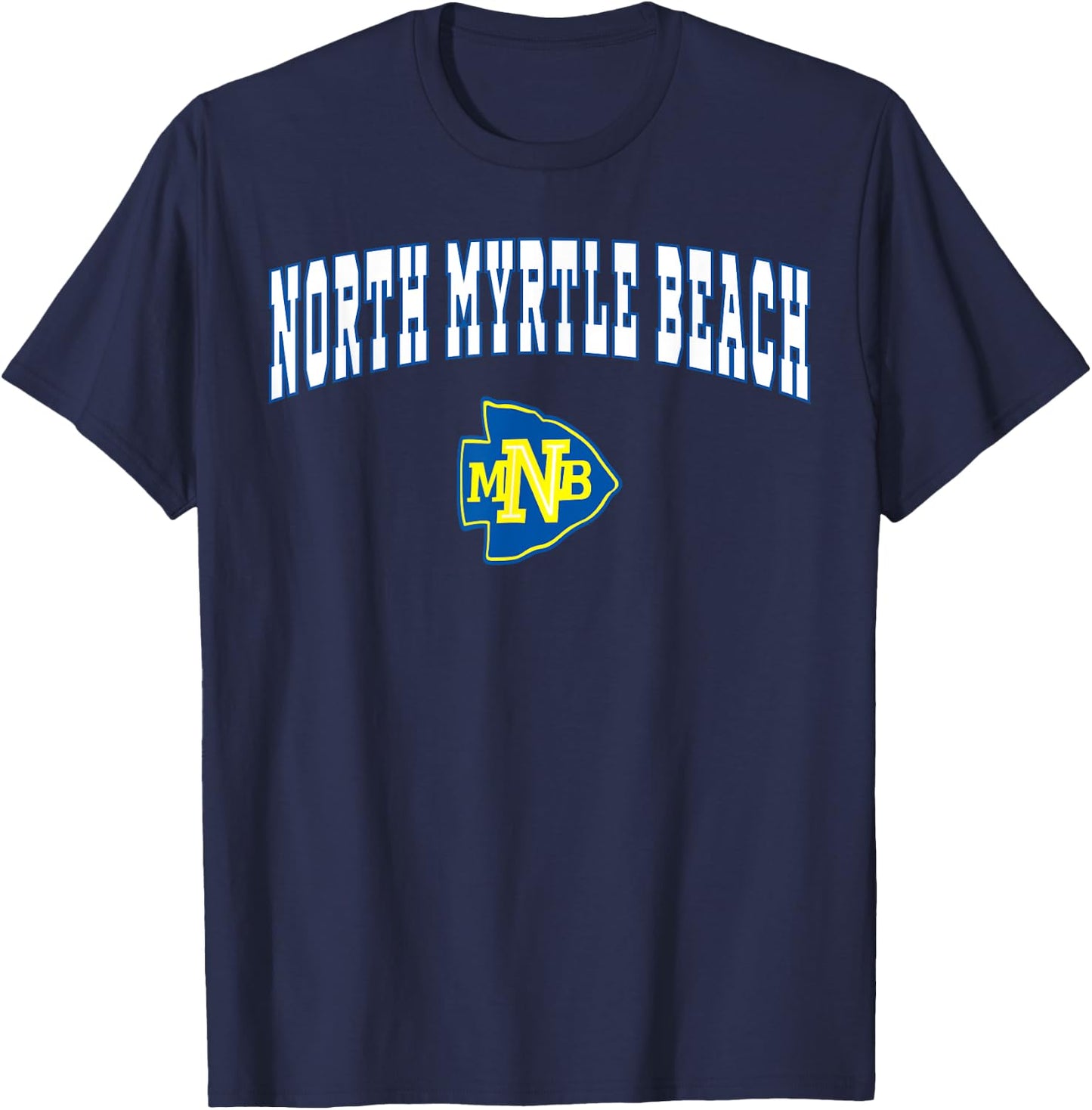 North Myrtle Beach High School Chiefs C2 Men Women Girls Kids T-Shirt - T-Shirt | Navy