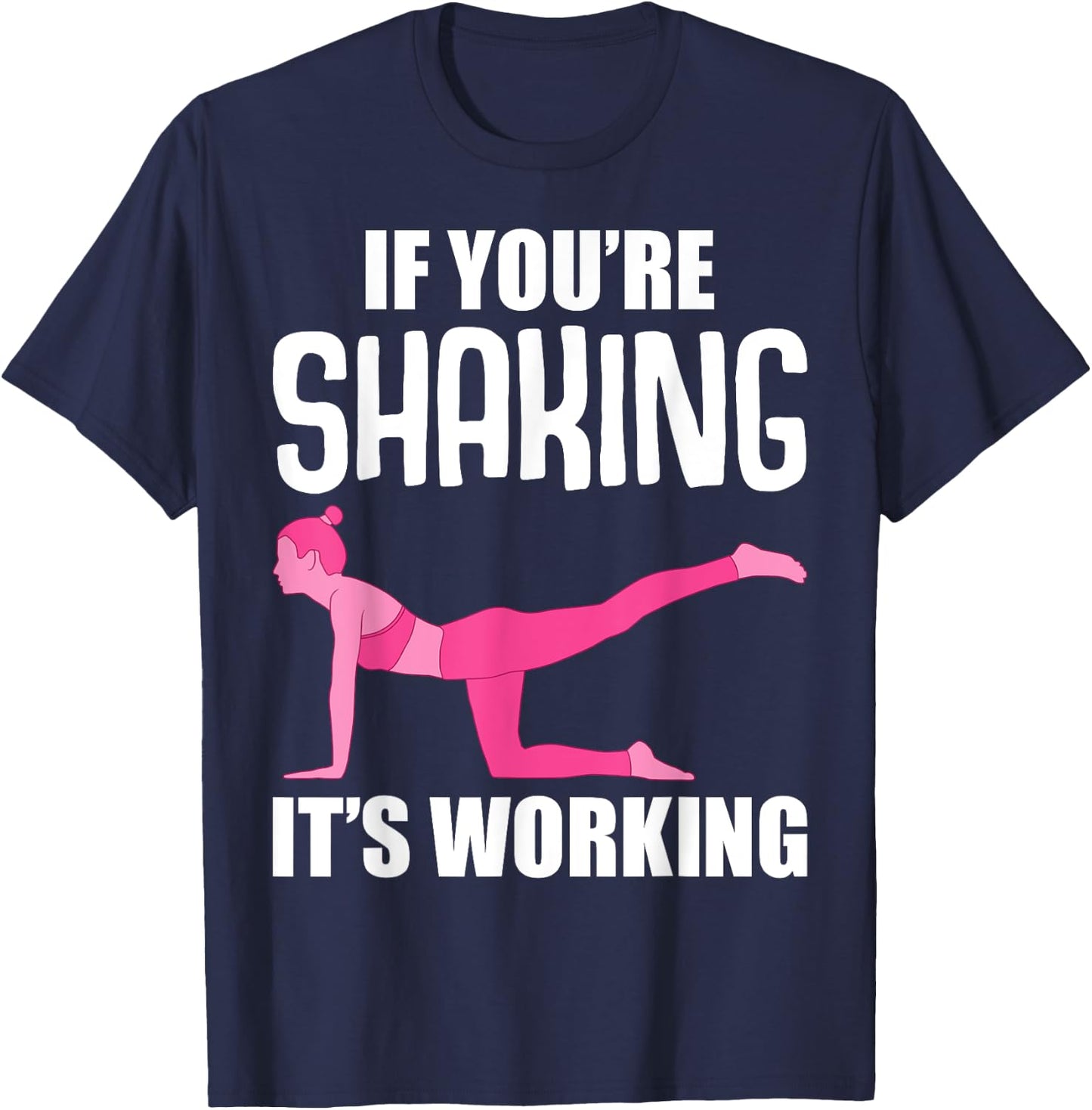 Funny Pilates Men Gym Fitness Instructor Workout T-Shirt - T-Shirt | Navy