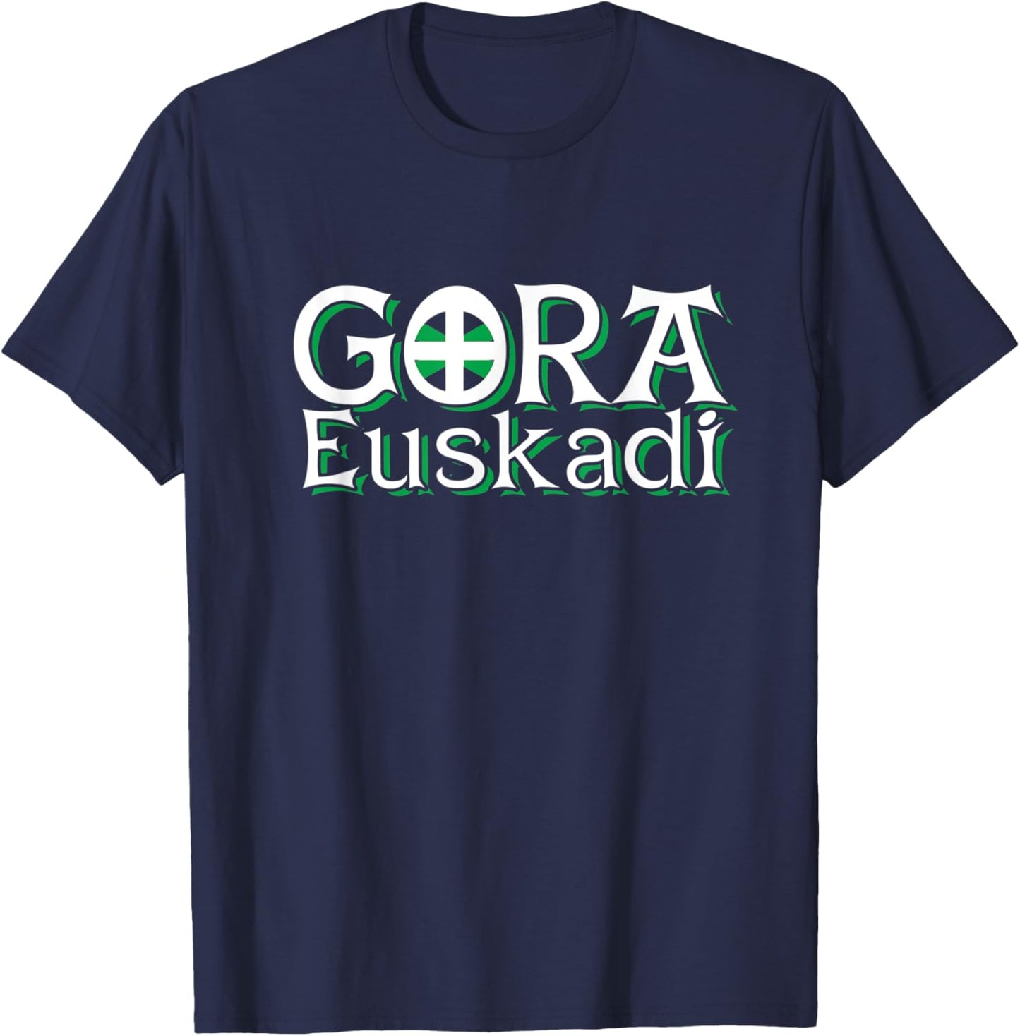 Gora Euskadi: Pais Vasco / Basque Country Basque Flag T-Shirt - T-Shirt | Navy