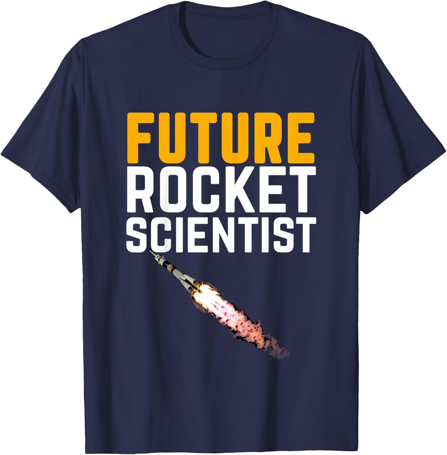 Kids Future Rocket Scientist - Funny Astronaut Gift T-Shirt - T-Shirt | Navy