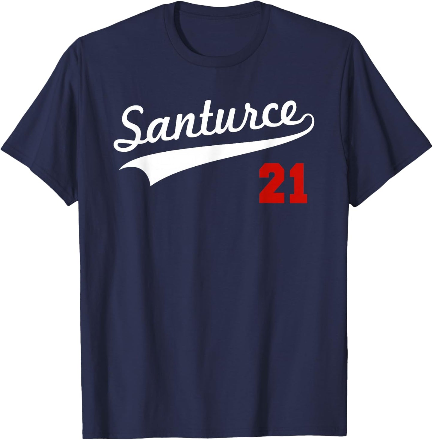 Santurce 21 Puerto Rico Baseball Boricua Men Women T-Shirt - T-Shirt | Navy