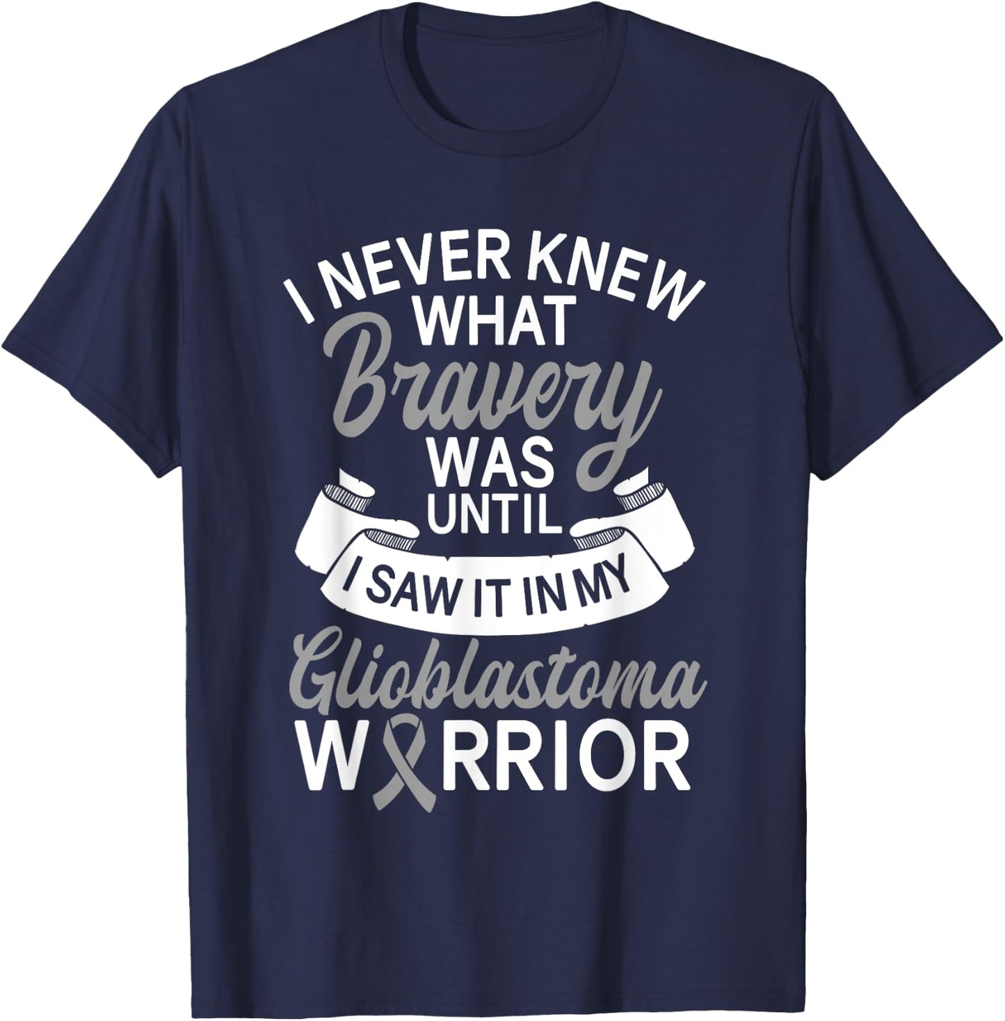 Glioblastoma Awareness GBM Advocate Brain Tumor Astrocytoma T-Shirt - T-Shirt | Navy