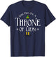 You Sit On A Throne Of Lies! Funny Christmas Fake Santa Gift T-Shirt - T-Shirt | Navy