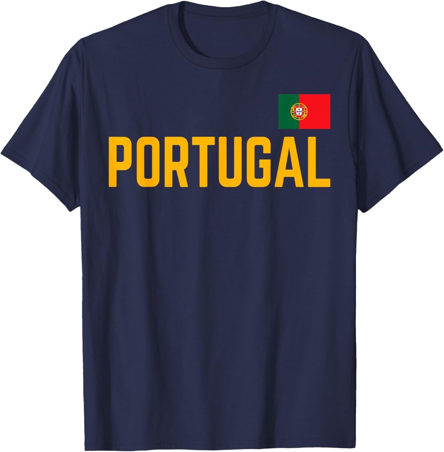Portugal Flag Portuguese Pride Portuguese Roots Portugal T-Shirt - T-Shirt | Navy