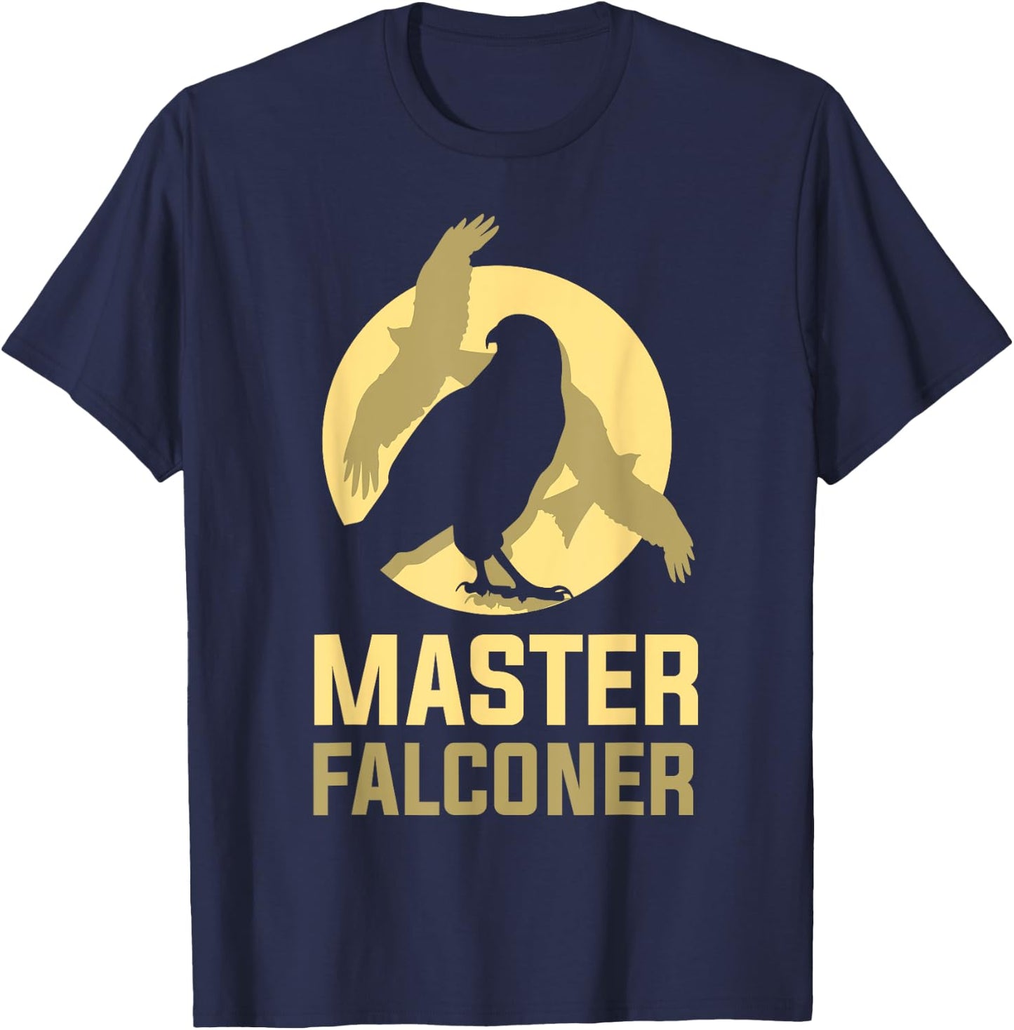Master Falconer - Falconry T-Shirt - T-Shirt | Navy