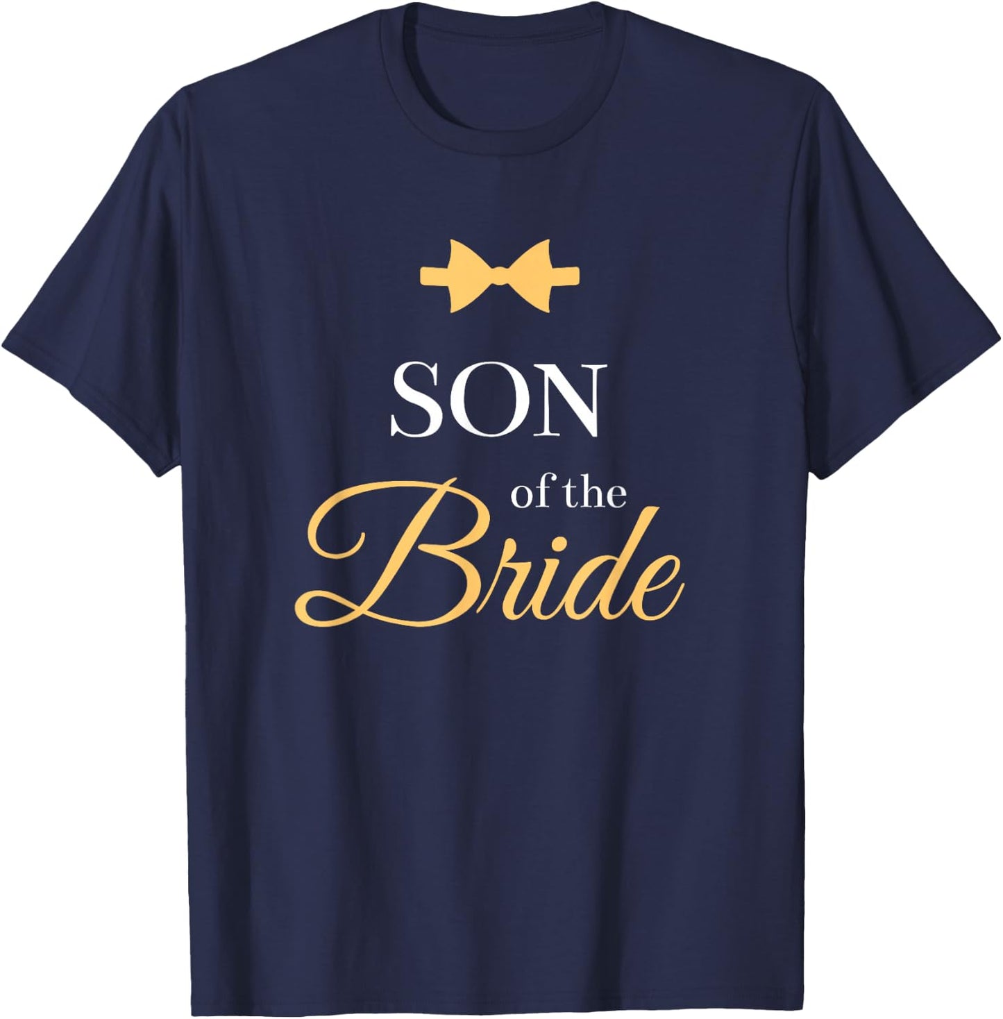 SON OF THE BRIDE | BRIDE'S SON | Wedding Party T-Shirt - T-Shirt | Navy