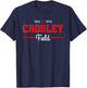 Crosley Field Retro Cincinnati Baseball T-Shirt - T-Shirt | Navy