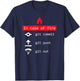 In Case Of Fire - Git Commit Push - Funny Programmer T-Shirt - T-Shirt | Navy
