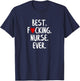 Best Fucking Nurse Ever T-Shirt - T-Shirt | Navy