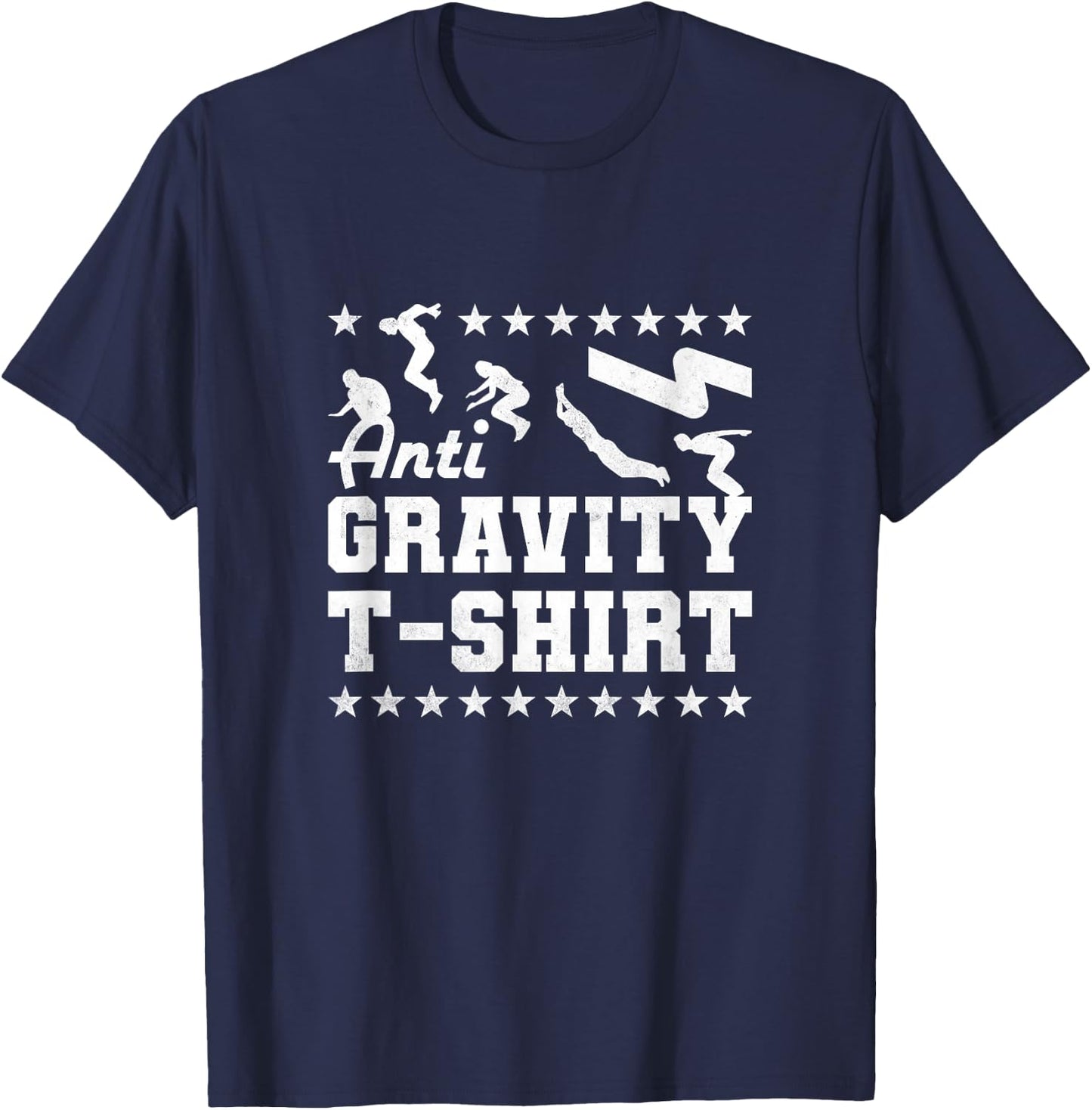 Anti Gravity , Parkour T-Shirt - T-Shirt | Navy