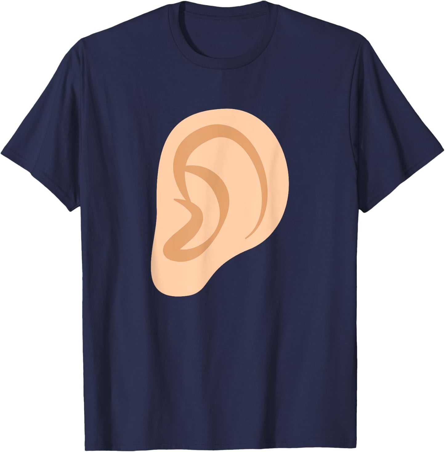 Ear Listening Ears Costume T-Shirt - T-Shirt | Navy