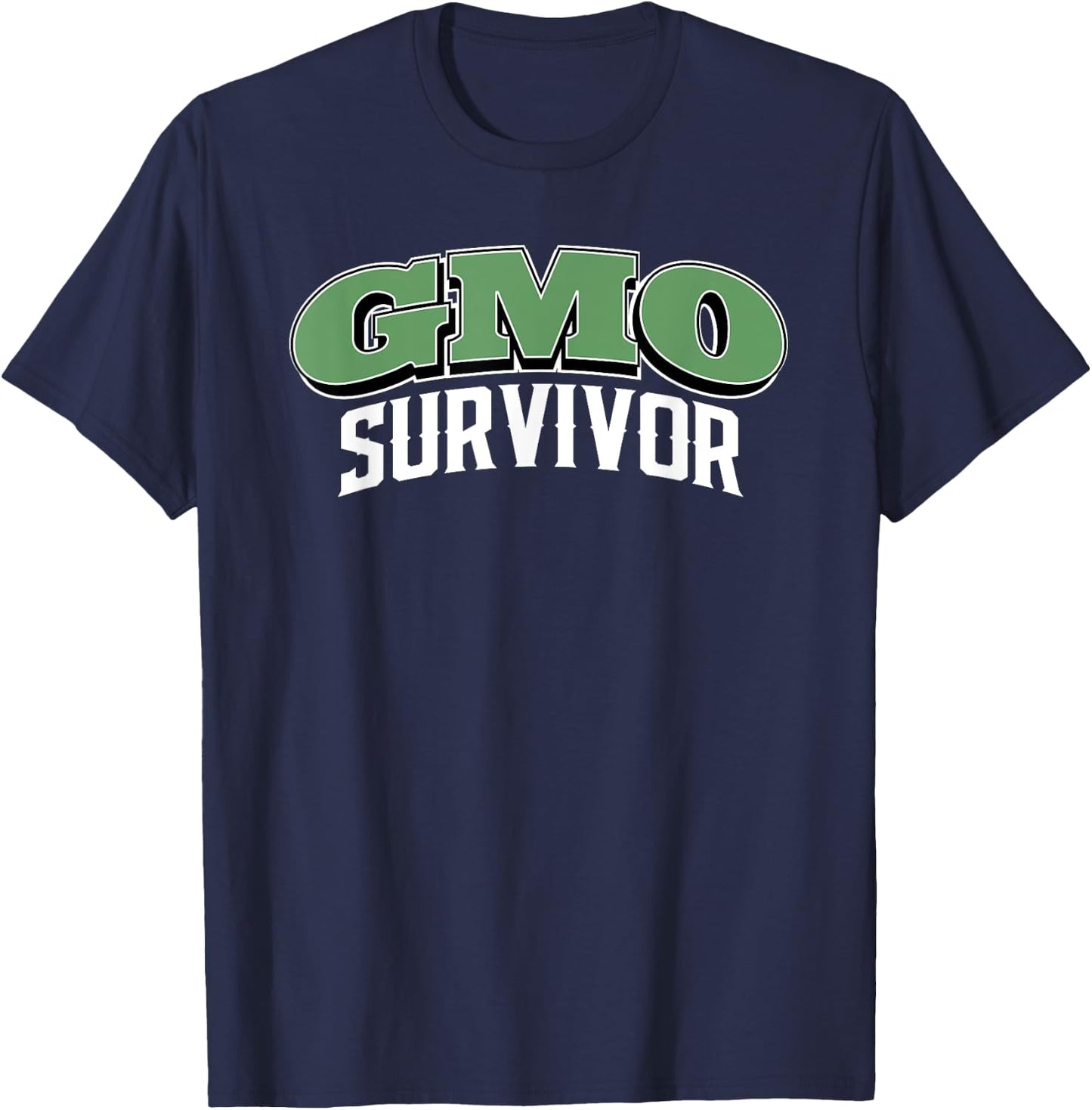 GMO Survivor Farming Food Safety T-Shirt - T-Shirt | Navy