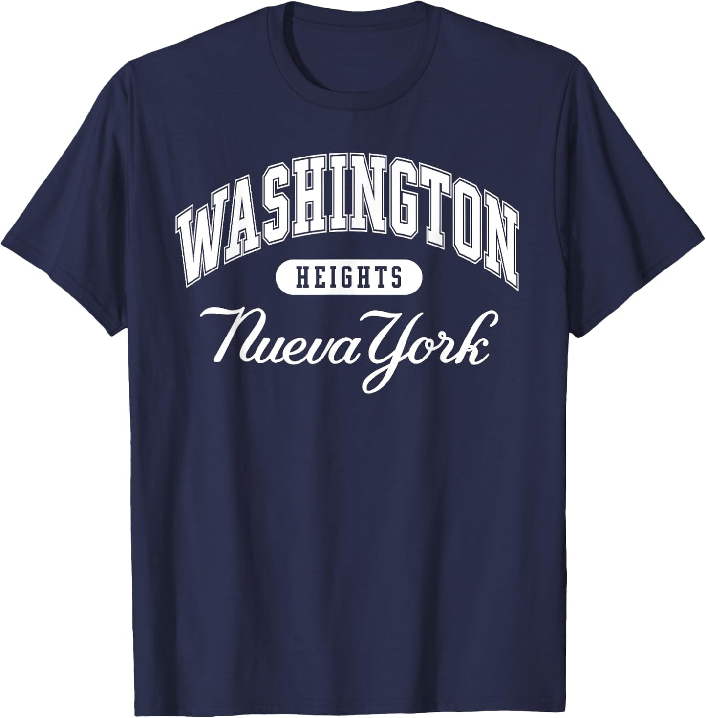Washington Heights Nueva York - New York Vintage Retro T-Shirt - T-Shirt | Navy