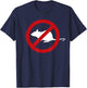 Pest Control Mouse Sign Gag Gift No Mouse T-Shirt - T-Shirt | Navy