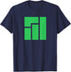 Manjaro Linux lover green Logo Open Source Os T-Shirt - T-Shirt | Navy