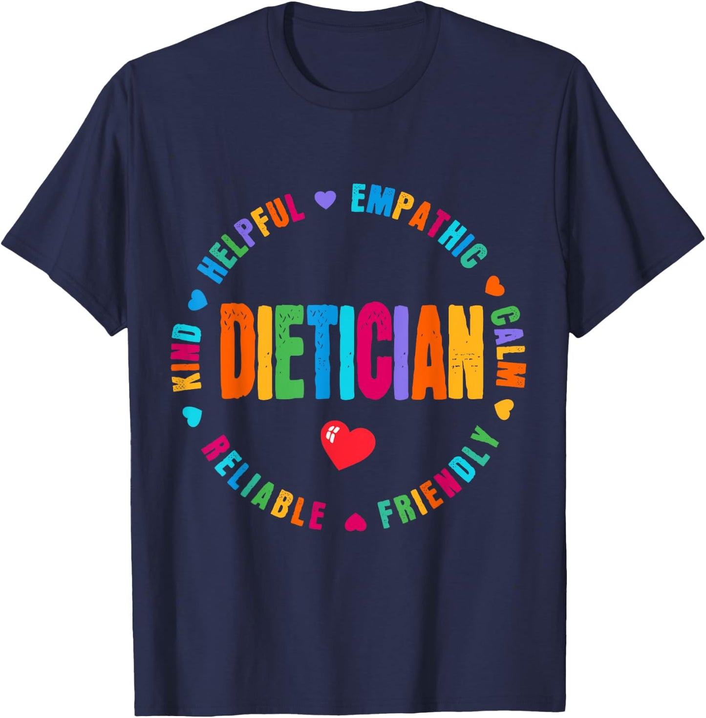 Dietician Team Appreciation Week healthcare workers Women T-Shirt - T-Shirt | Navy