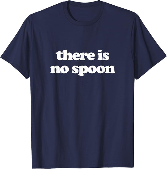 There is No Spoon T-Shirt - T-Shirt | Navy