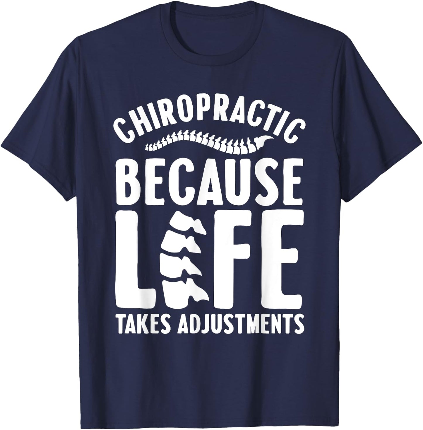 Funny Chiropractic Gift Women Chiropractic Assistant T-Shirt - T-Shirt | Navy