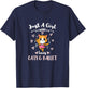 Just A Girl Who Loves Cats And Ballet T-Shirt - T-Shirt | Navy