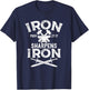 Iron Sharpens Iron Motivational Proverbs 27 Christian T-Shirt - T-Shirt | Navy