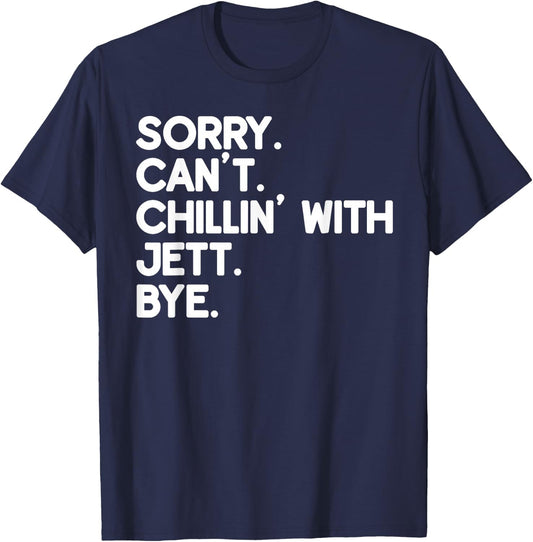 JETT First Name Funny Personalized Named Friend Of T-Shirt - T-Shirt | Navy