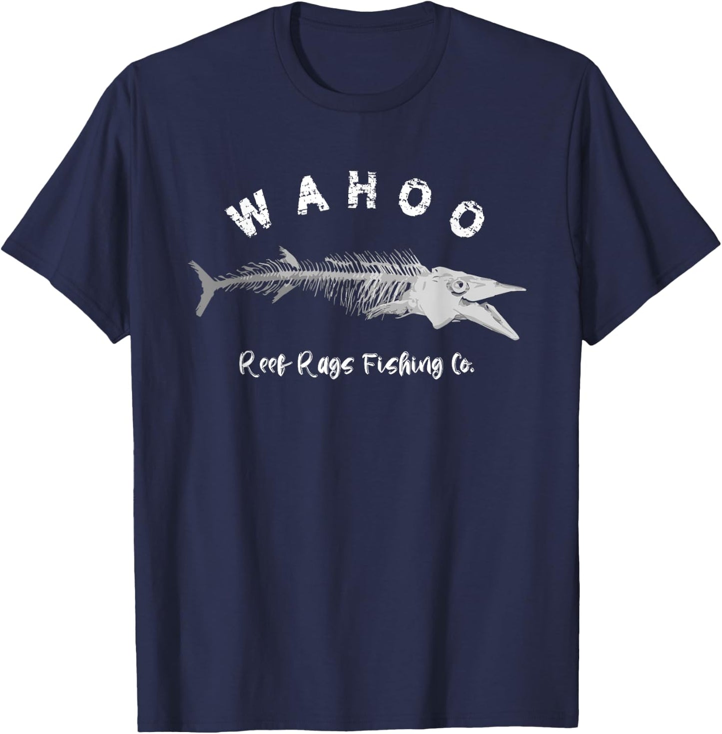 Reef Rags Wahoo Fish Bones T-Shirt - T-Shirt | Navy