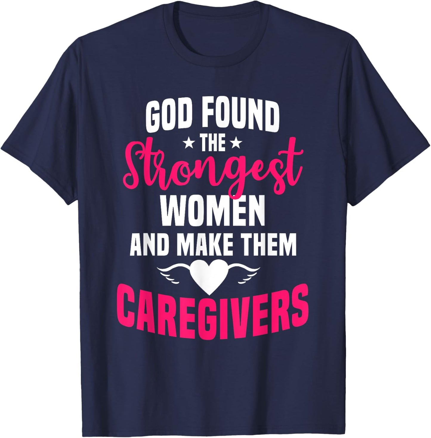 Caregiver Woman Nursing Practitioner Carer Nurse Assistant T-Shirt - T-Shirt | Navy