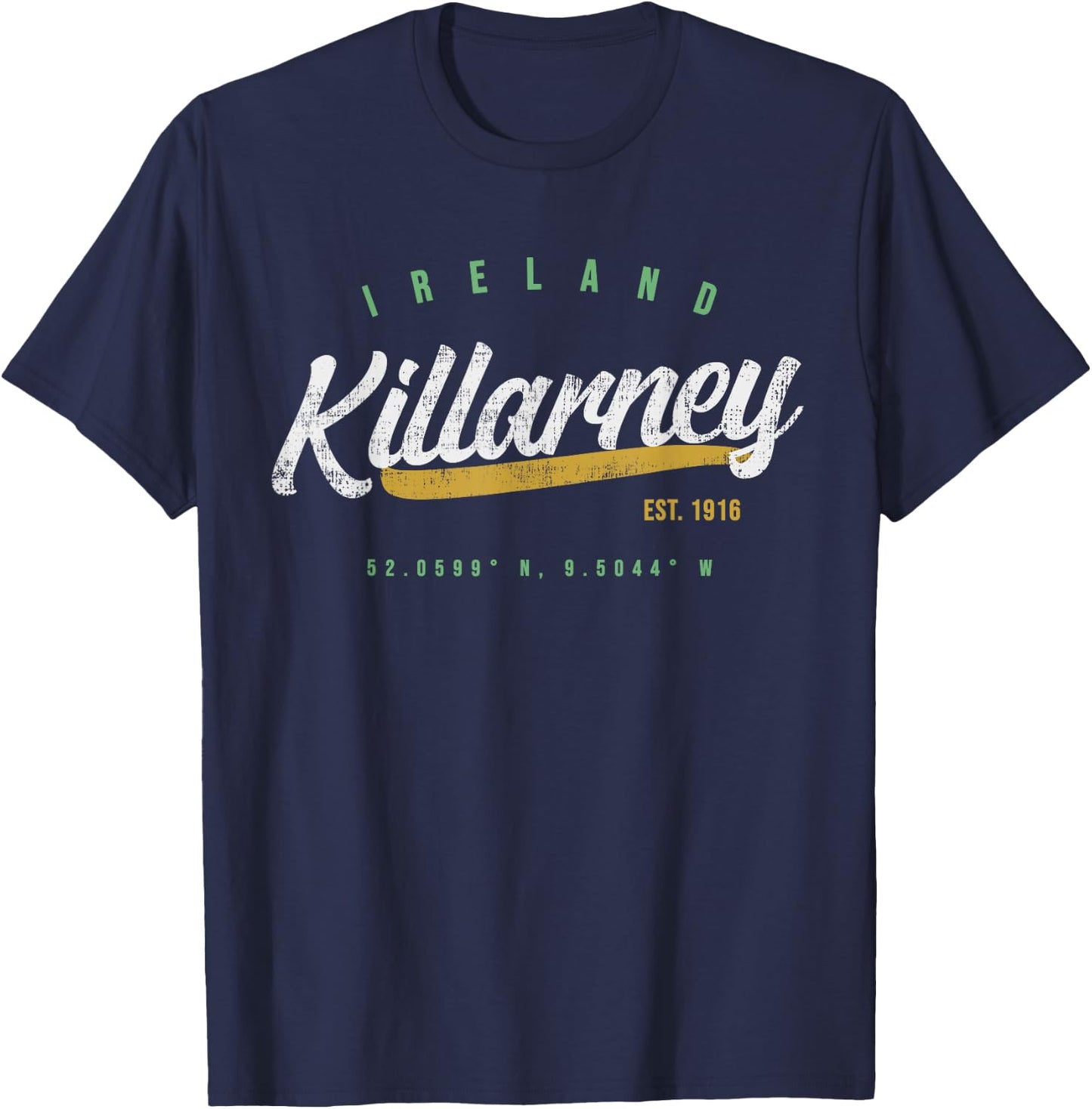 Killarney Ireland Vintage T Shirt T-Shirt - T-Shirt | Navy