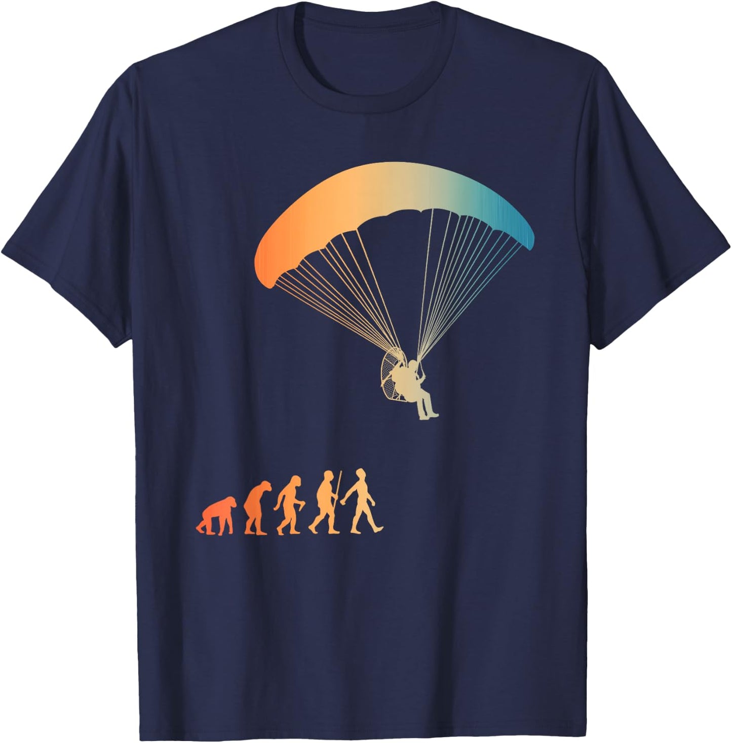 Paramotor Art Women Paramotoring PPG Paramotor Lover T-Shirt - T-Shirt | Navy