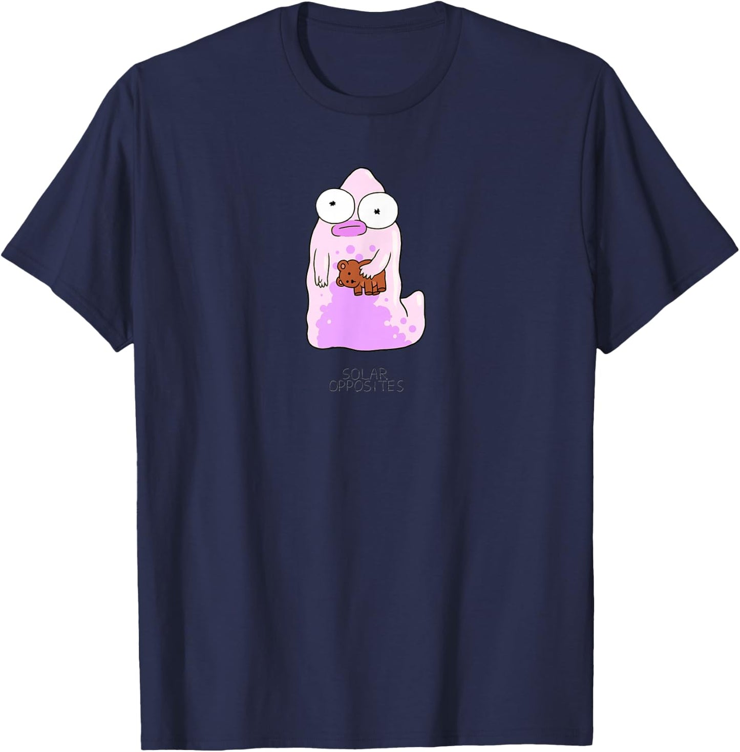 Solar Opposites The Pupa Turns Purple Midnight Blue T-Shirt - T-Shirt | Navy