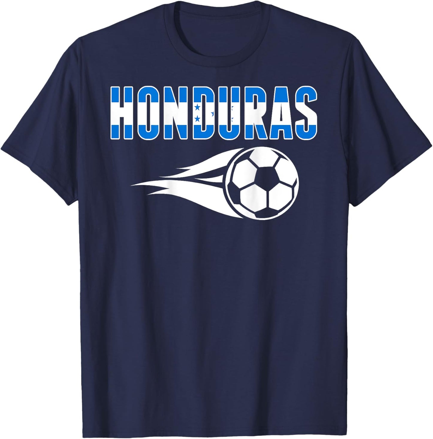 Proud Honduras Soccer Fans Jersey - Honduran Football Lovers T-Shirt - T-Shirt | Navy
