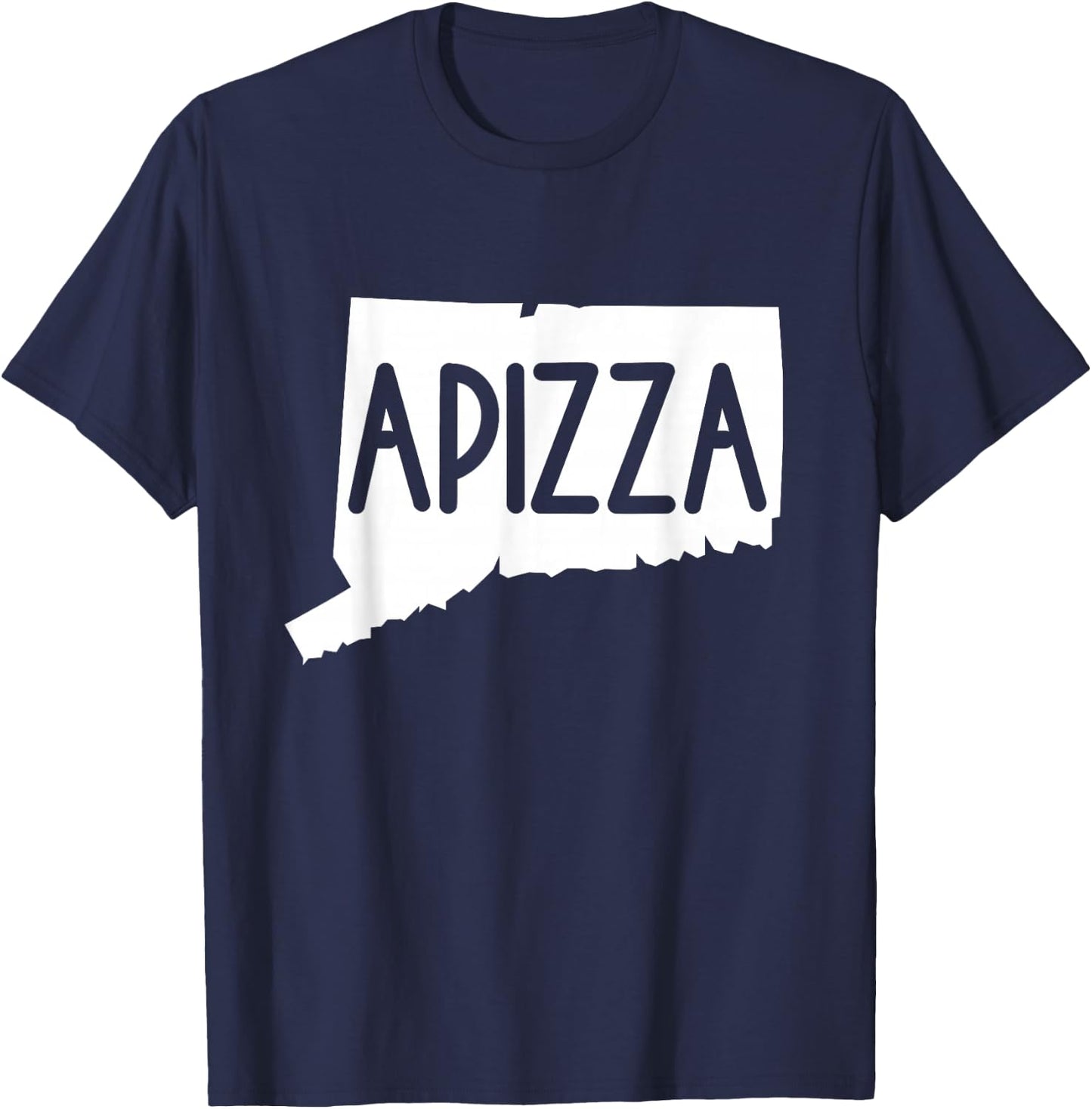 Vintage Apizza Connecticut | CT Pizza Lovers Gifts New Haven T-Shirt - T-Shirt | Navy