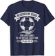 Rescued By Jesus The Lord Comes To The Rescue Each Time T-Shirt - T-Shirt | Navy