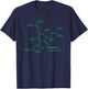 Humulone Molecule Hophead Gift Beer Geek IPA Lover T-Shirt - T-Shirt | Navy