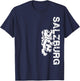 Salzburg with Salzburg Lions Coat of Arms T-Shirt - T-Shirt | Navy