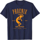 Phoenix Arizona Dancing Kokopelli Design T-Shirt - T-Shirt | Navy
