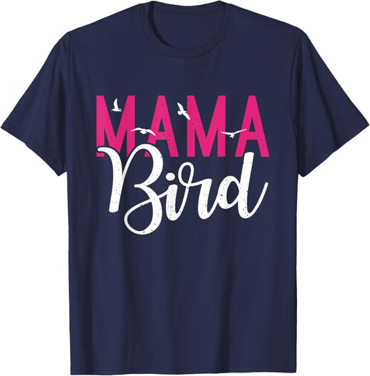 Mama Bird Lover T-Shirt - T-Shirt | Navy
