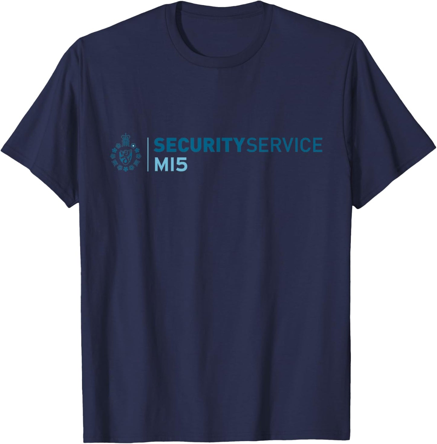 Security Service Military Intelligence MI5 UK Spy T-Shirt - T-Shirt | Navy