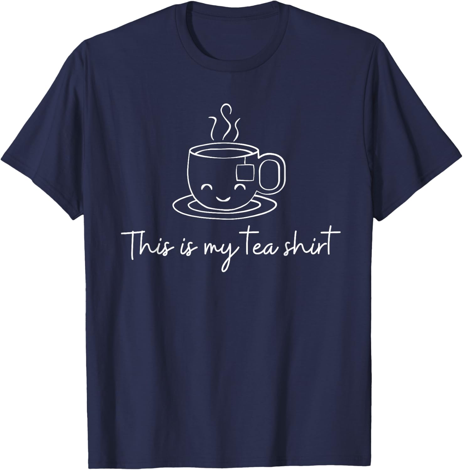 This is My Tea Shirt | I Love Tea T-Shirt - T-Shirt | Navy