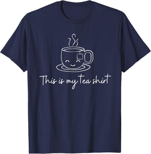 This is My Tea Shirt | I Love Tea T-Shirt - T-Shirt | Navy