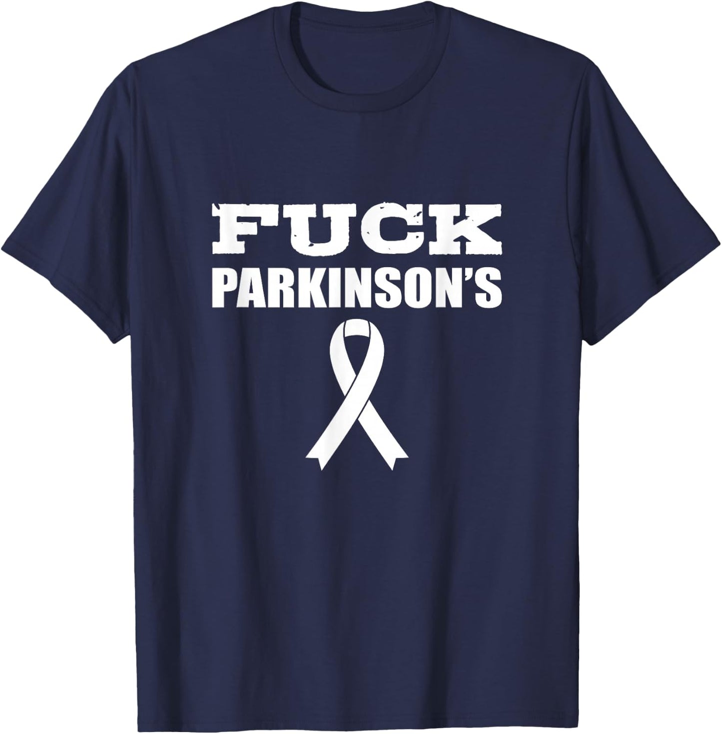 Fick Parkinson's. Grandma or Grandpa. T-Shirt - T-Shirt | Navy