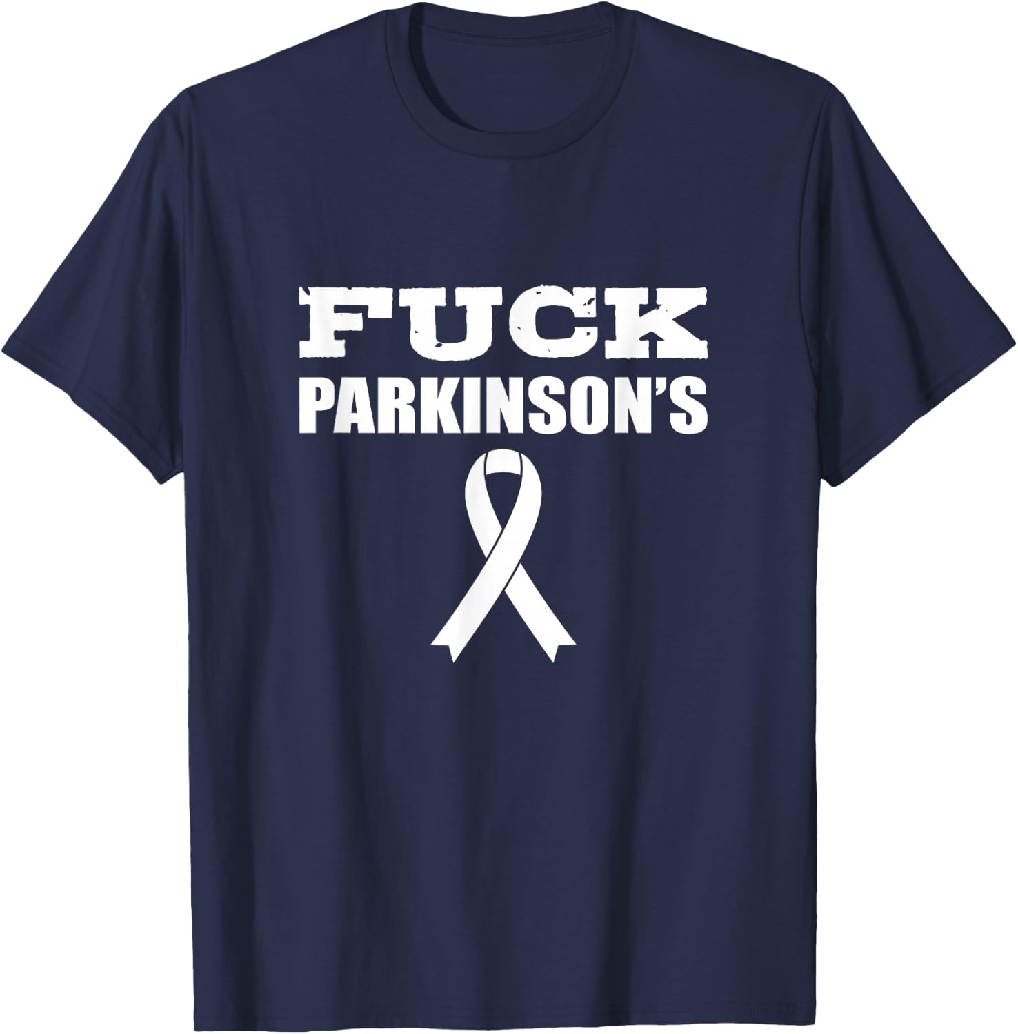 Fick Parkinson's. Grandma or Grandpa. T-Shirt - T-Shirt | Navy