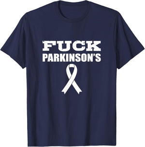 Fick Parkinson's. Grandma or Grandpa. T-Shirt - T-Shirt | Navy