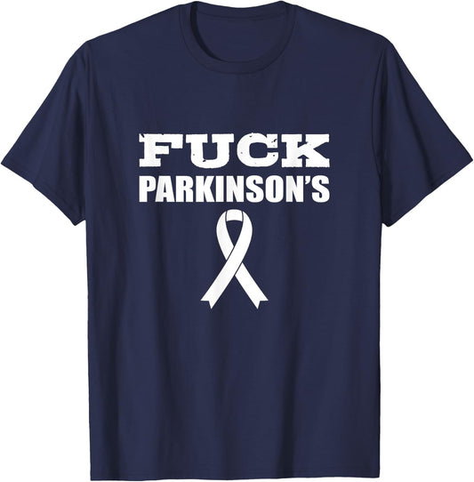 Fick Parkinson's. Grandma or Grandpa. T-Shirt - T-Shirt | Navy