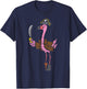 Flamingo Pirate Animal Bird Flamingoween Halloween Women T-Shirt - T-Shirt | Navy